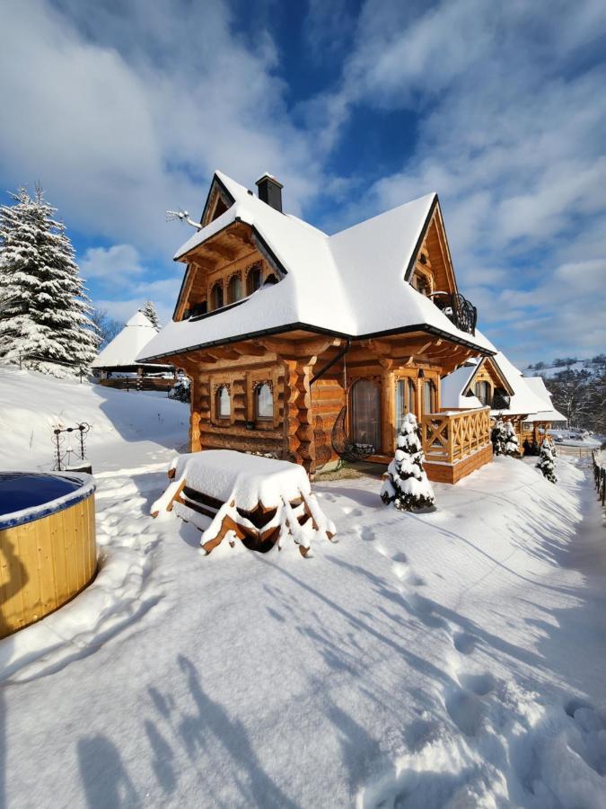 Goralska Chatka 3 Highland Cottage - Jacuzzi, Sauna, Split Ac, Private Parking, Mountains View زاكوباني المظهر الخارجي الصورة