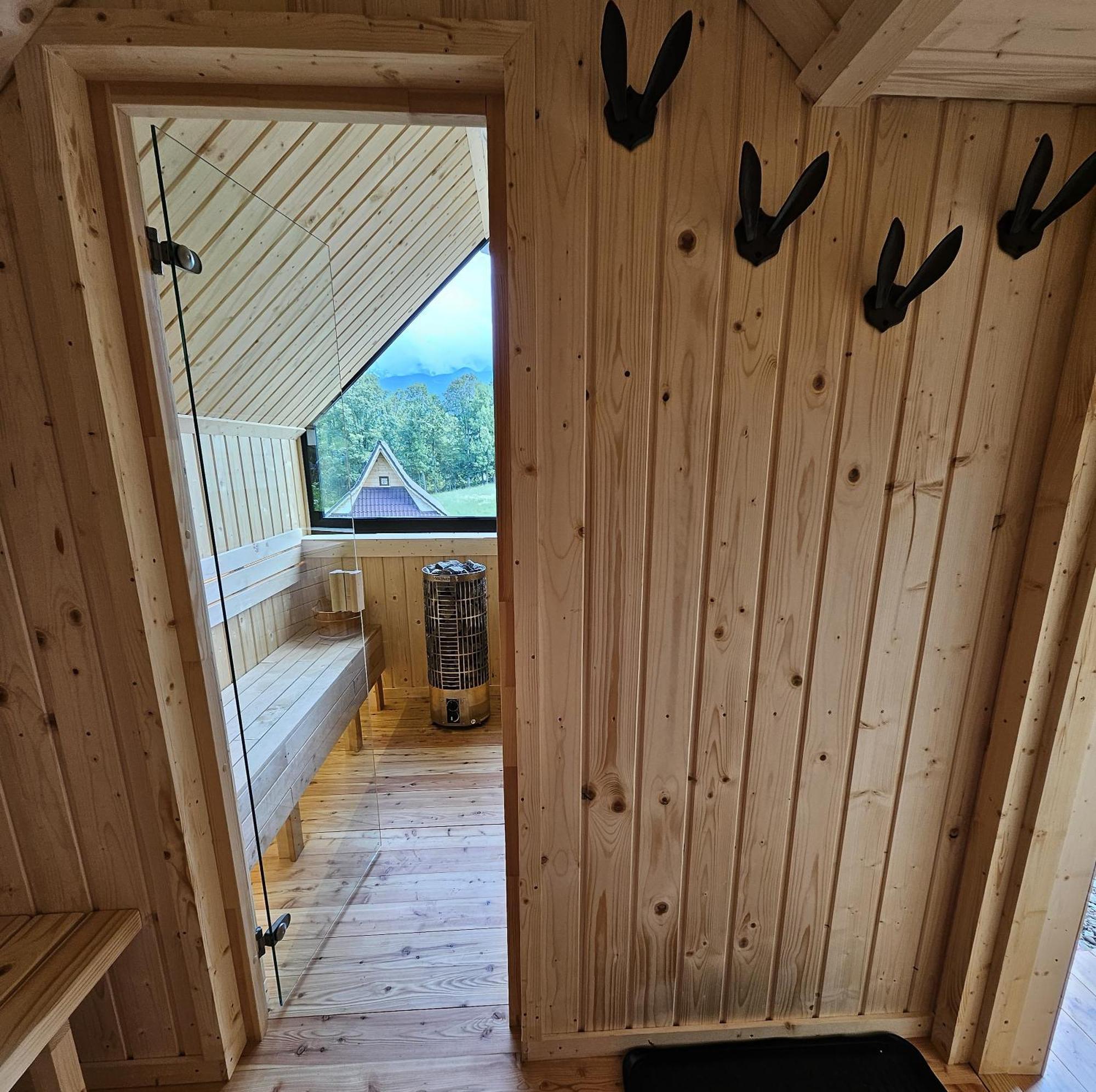 Goralska Chatka 3 Highland Cottage - Jacuzzi, Sauna, Split Ac, Private Parking, Mountains View زاكوباني المظهر الخارجي الصورة
