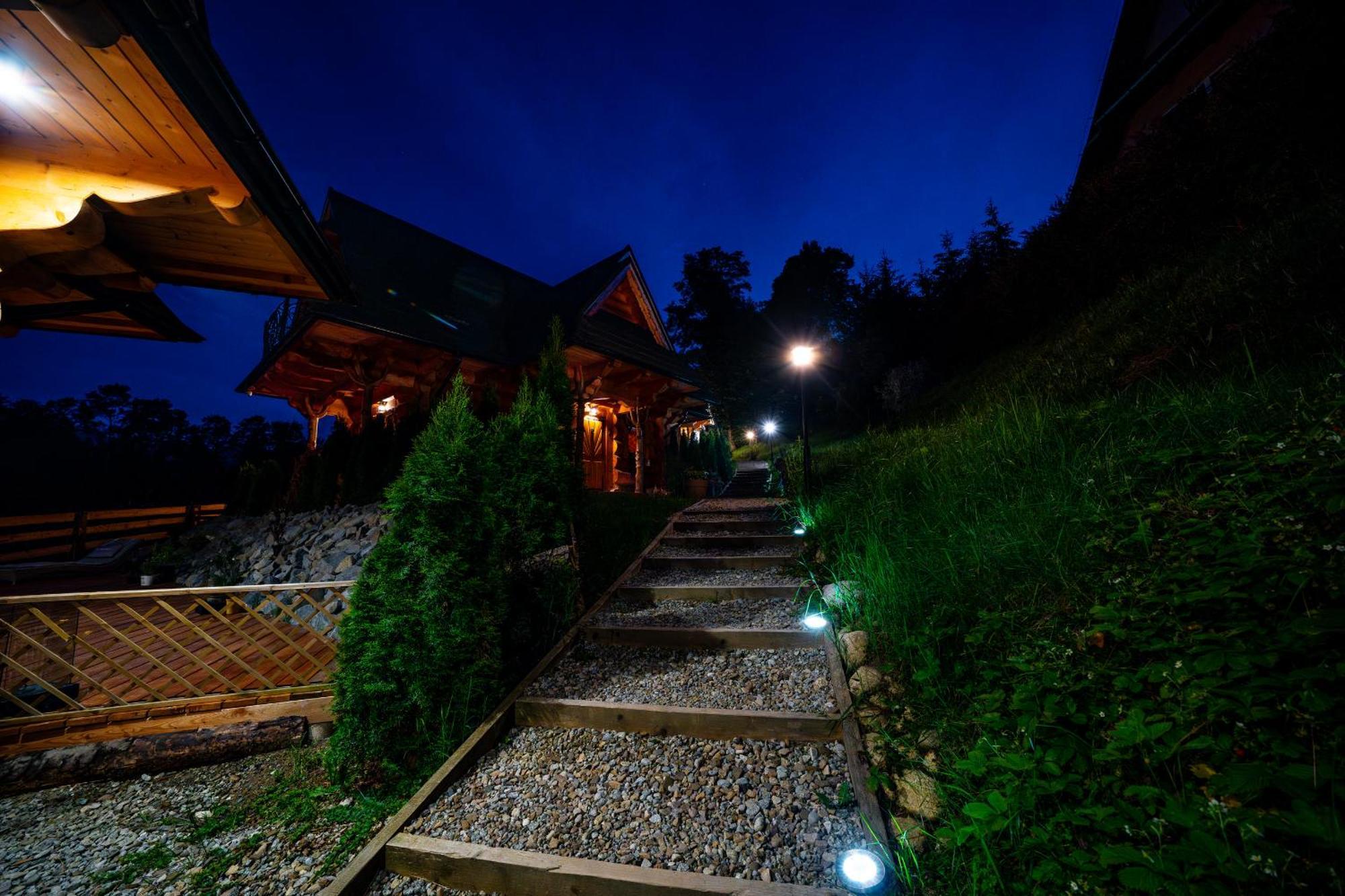 Goralska Chatka 3 Highland Cottage - Jacuzzi, Sauna, Split Ac, Private Parking, Mountains View زاكوباني المظهر الخارجي الصورة