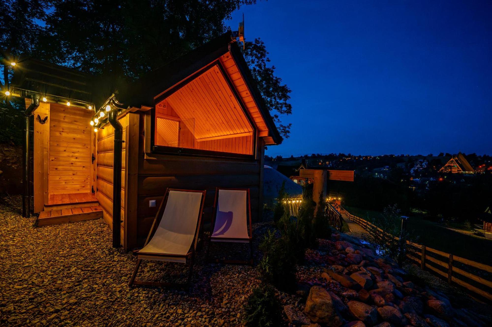 Goralska Chatka 3 Highland Cottage - Jacuzzi, Sauna, Split Ac, Private Parking, Mountains View زاكوباني المظهر الخارجي الصورة