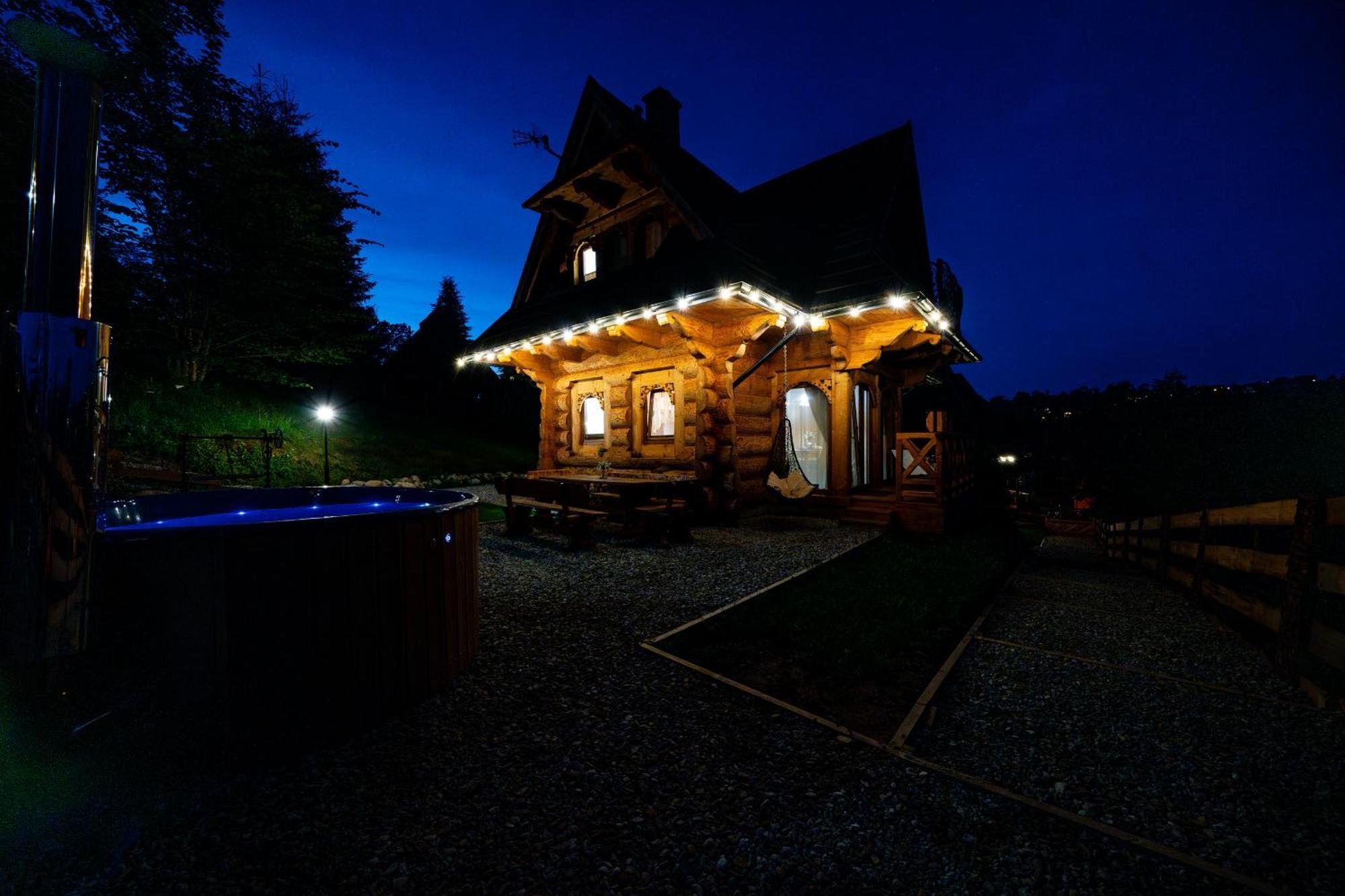 Goralska Chatka 3 Highland Cottage - Jacuzzi, Sauna, Split Ac, Private Parking, Mountains View زاكوباني المظهر الخارجي الصورة