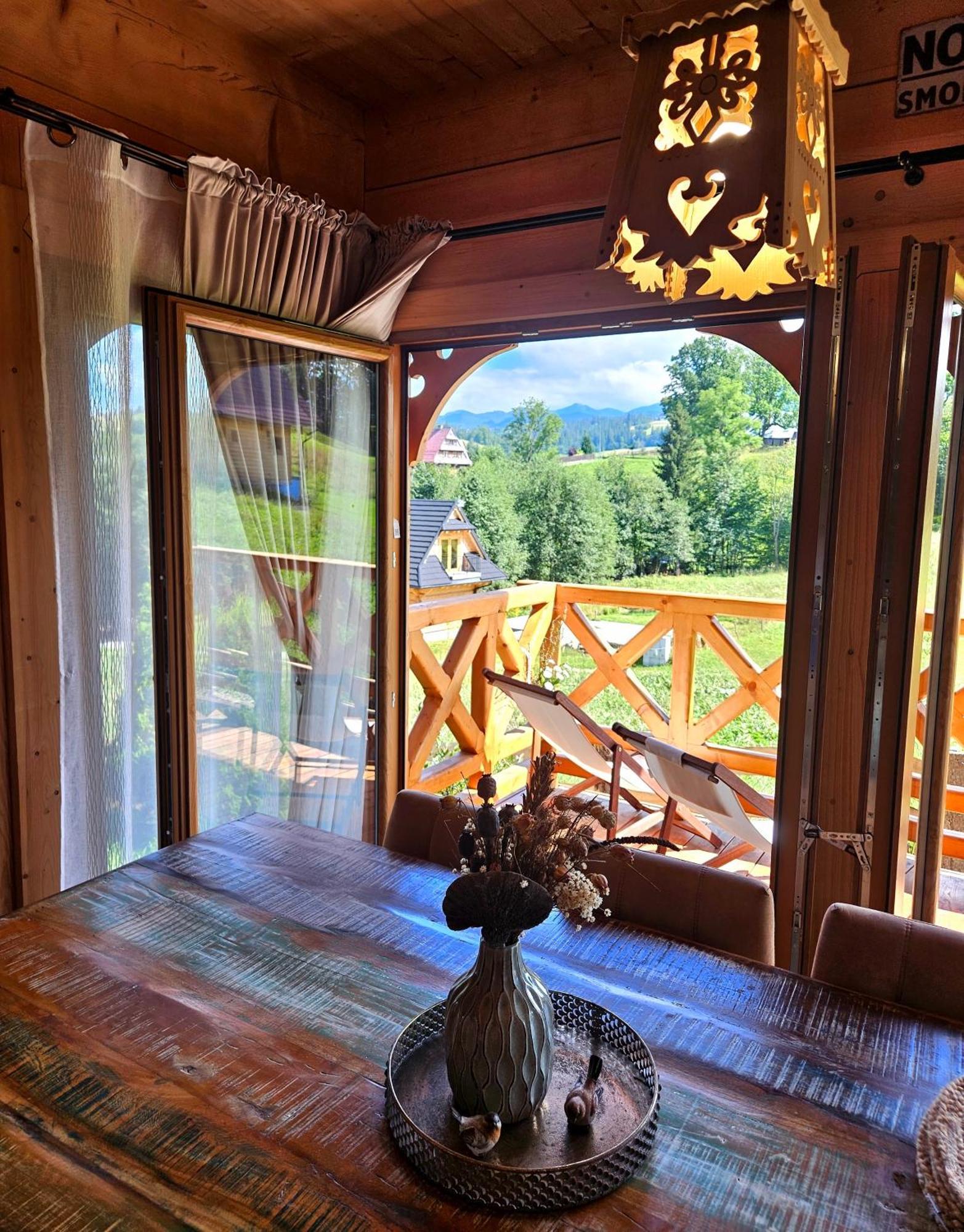 Goralska Chatka 3 Highland Cottage - Jacuzzi, Sauna, Split Ac, Private Parking, Mountains View زاكوباني المظهر الخارجي الصورة