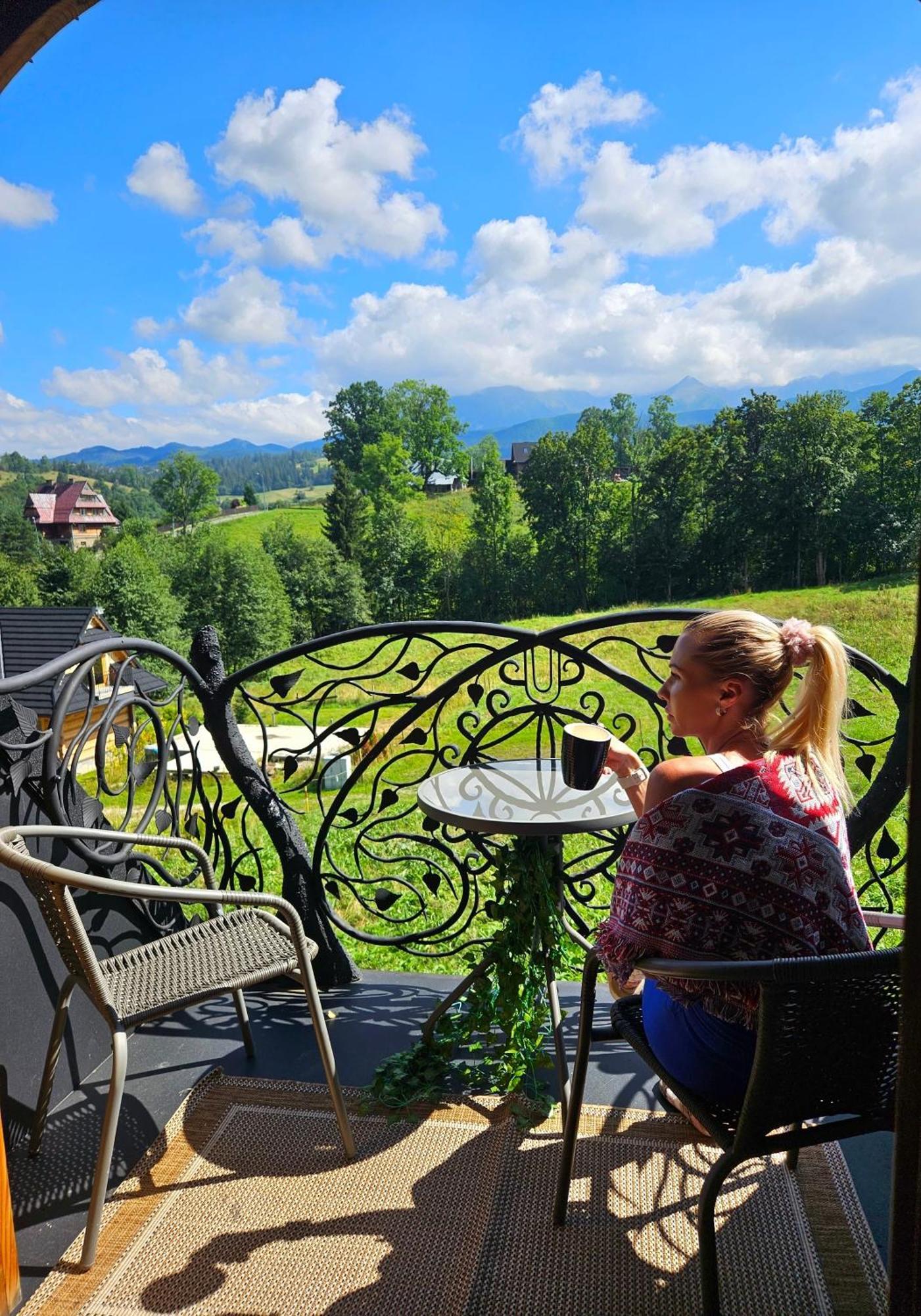 Goralska Chatka 3 Highland Cottage - Jacuzzi, Sauna, Split Ac, Private Parking, Mountains View زاكوباني المظهر الخارجي الصورة