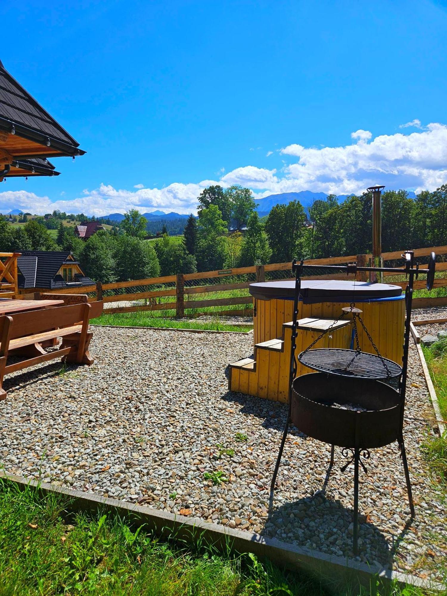 Goralska Chatka 3 Highland Cottage - Jacuzzi, Sauna, Split Ac, Private Parking, Mountains View زاكوباني المظهر الخارجي الصورة